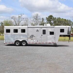 2007 American Spirit 8308LQ 3 Horse Trailer with 8′ Short Wall | Sea Shares
