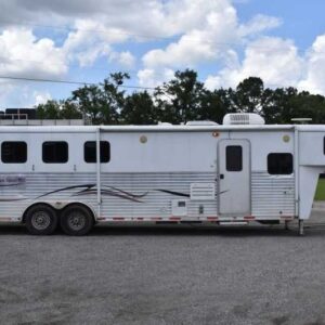 2007 American Spirit 8410GLQ 4 Horse Trailer with 10′ Short Wall | Sea Shares