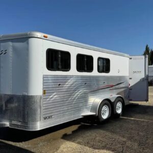 2008 Exiss Sport ES 30B 3 horse slant horse trailer | Sea Shares