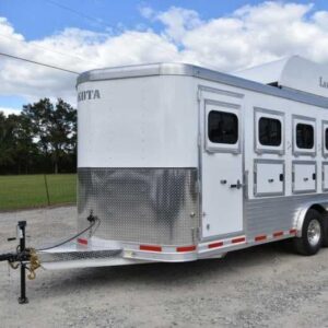 2018 Lakota 84HBPSL 4 Horse Trailer with 2′ Short Wall | Sea Shares