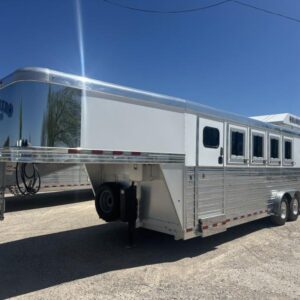 2020 Bloomer 4 Horse Stock Combo Trainer Tack Horse Trailer | Sea Shares
