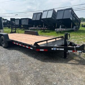 2024 BWise 7 x 18 Equipment Trailer - Heavy Duty Ladder Ramps | Sea Shares