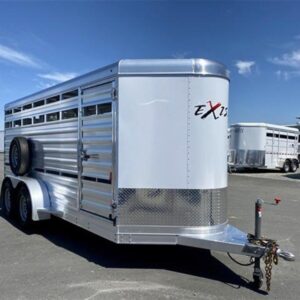 2024 Exiss Exhibitor Mini 615 Bumper Pull Stock Trailer, 8 pens | Sea Shares