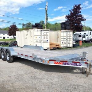 2024 N&N Trailers 7×20+3 Galvanized 22.5K Lowpro Equipment Trailer w/HD Full Width Ramps | Sea Shares