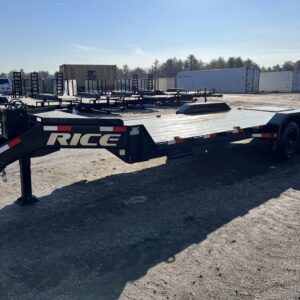2024 Rice Trailers 7X18 Promax Industrial 21K Equipment w/Hydraulic Jack & Full Width Ramps | Sea Shares