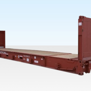 40Ft X 8Ft Used Flat Rack Shipping Container | Sea Shares