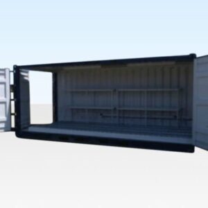 20Ft X 8Ft Open Side Bunded Open Mesh Floor Store | Sea Shares