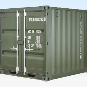 8Ft One Trip Shipping Container (Green) | Sea Shares