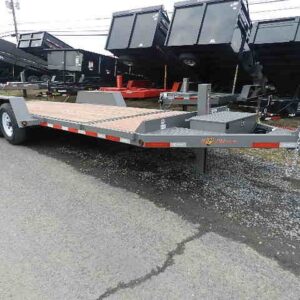 BWise 7 x 22 Low Profile Split-Tilt Equipment Trailer | Sea Shares