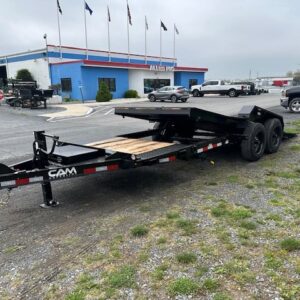 CAM Superline 7 x 21 Heavy Duty Split-Tilt Trailer - Extra Wide Deck | Sea Shares