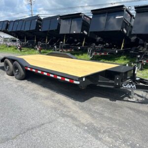 CAM Superline 8 x 20 Full Width Equipment Trailer - Slide Out Ramps | Sea Shares