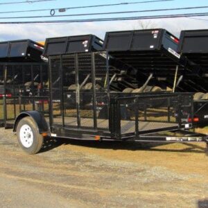 Carry-On 6.4 x 12 Landscape Utility Trailer - Side ATV Gate | Sea Shares