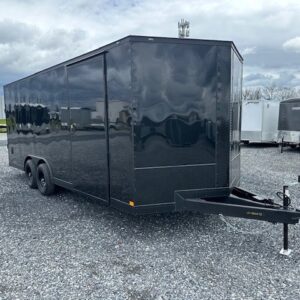 Covered Wagon 8.5 x 20 Enclosed Car Hauler - Blackout Package | Sea Shares