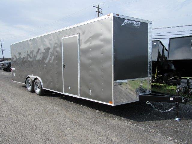 Homesteader 8.5 x 24 Enclosed V-Nose Car Trailer - Extended Tongue | Sea Shares