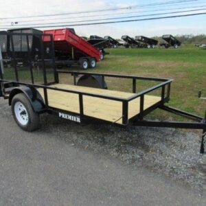 Premier 5 x 10 Landscape Utility Trailer - Rear Ramp Gate | Sea Shares
