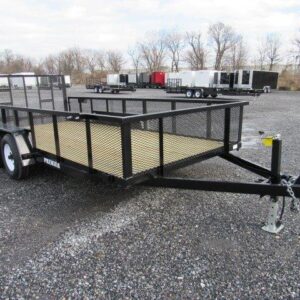 Premier 7 x 16 Landscape Utility Trailer - HD Ramp Gate | Sea Shares