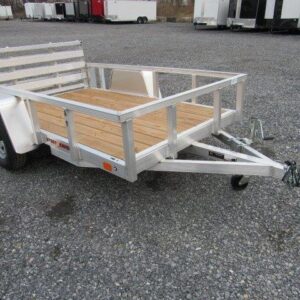 Sport Haven 5×8 Aluminum Utility Trailer - Bi-Fold Ramp Gate | Sea Shares