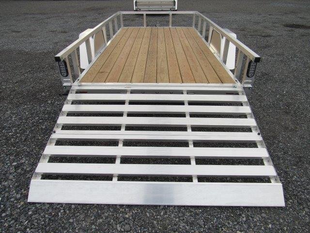 Sport Haven 6×12 Aluminum Utility Trailer - Bi-Fold Ramp Gate | Sea Shares